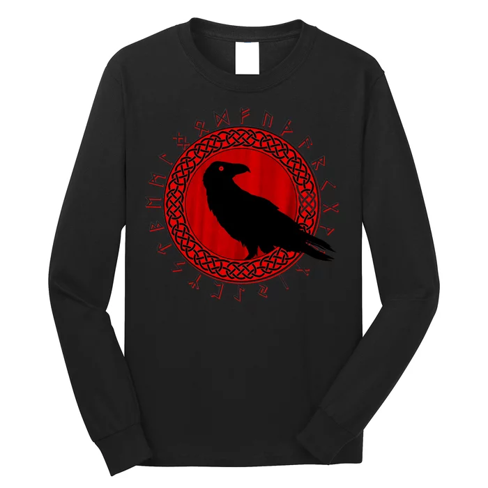 Raven Viking Cirlce Long Sleeve Shirt