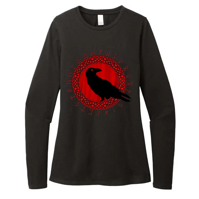 Raven Viking Cirlce Womens CVC Long Sleeve Shirt