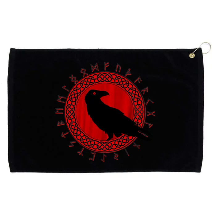 Raven Viking Cirlce Grommeted Golf Towel