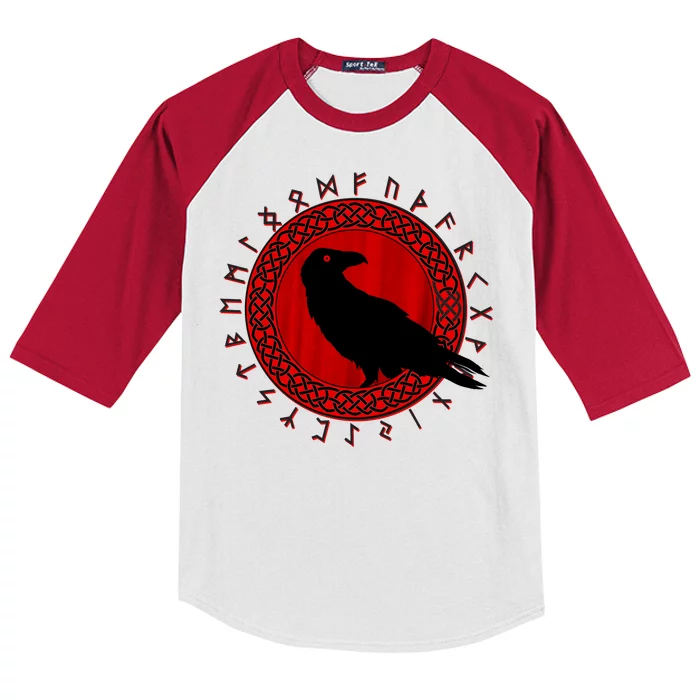 Raven Viking Cirlce Kids Colorblock Raglan Jersey