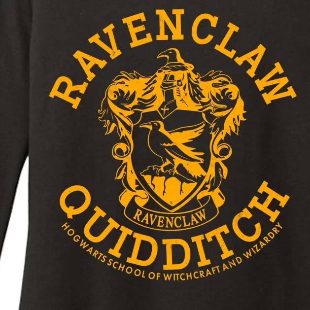 Ravenclaw Quidditch Crest Logo Womens CVC Long Sleeve Shirt