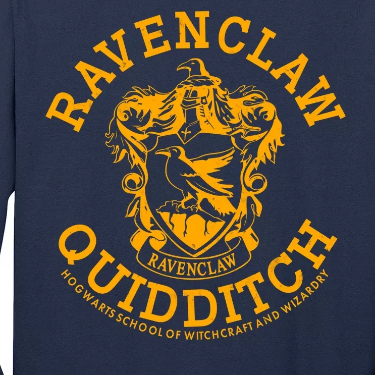 Ravenclaw Quidditch Crest Logo Long Sleeve Shirt