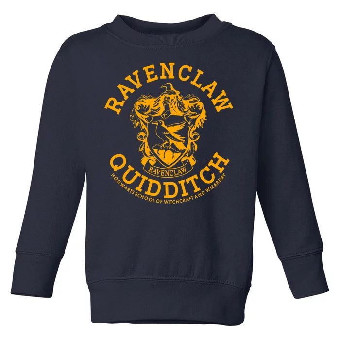 Ravenclaw Quidditch Crest Logo Toddler Sweatshirt