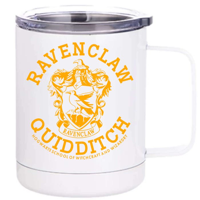 Ravenclaw Quidditch Crest Logo Front & Back 12oz Stainless Steel Tumbler Cup