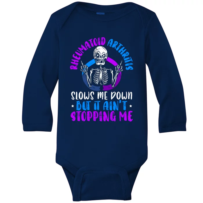 Rheumatoid Arthritis Warrior Autoimmune Disorder Baby Long Sleeve Bodysuit