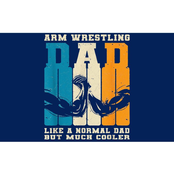 Retro Arm Wrestling Dad Normal Dad But Cooler Armwrestling Bumper Sticker