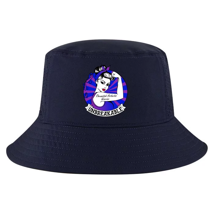 Rheumatoid Arthritis Warrior Unbreakable Funny Gift Awareness Cute Gift Cool Comfort Performance Bucket Hat