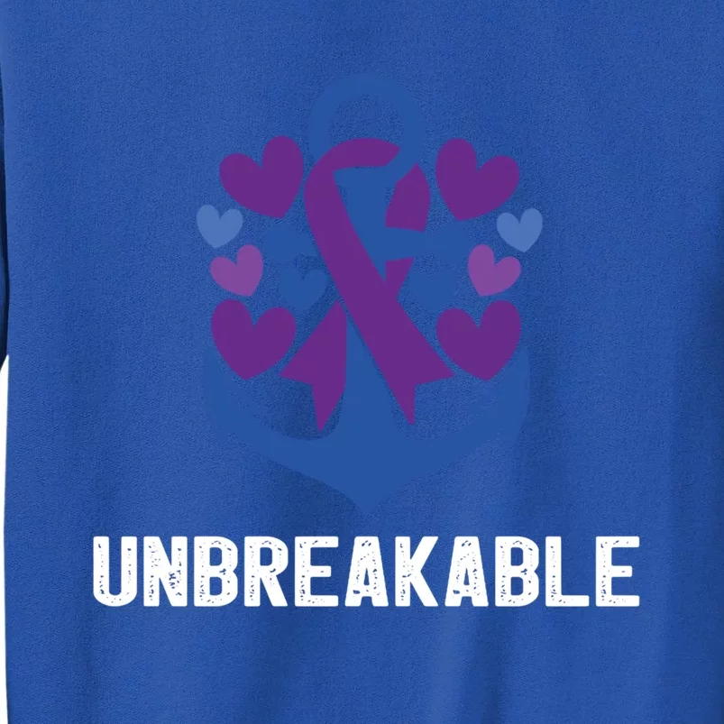 Rheumatoid Arthritis Warrior Unbreakable Great Gift Awareness Gift Sweatshirt