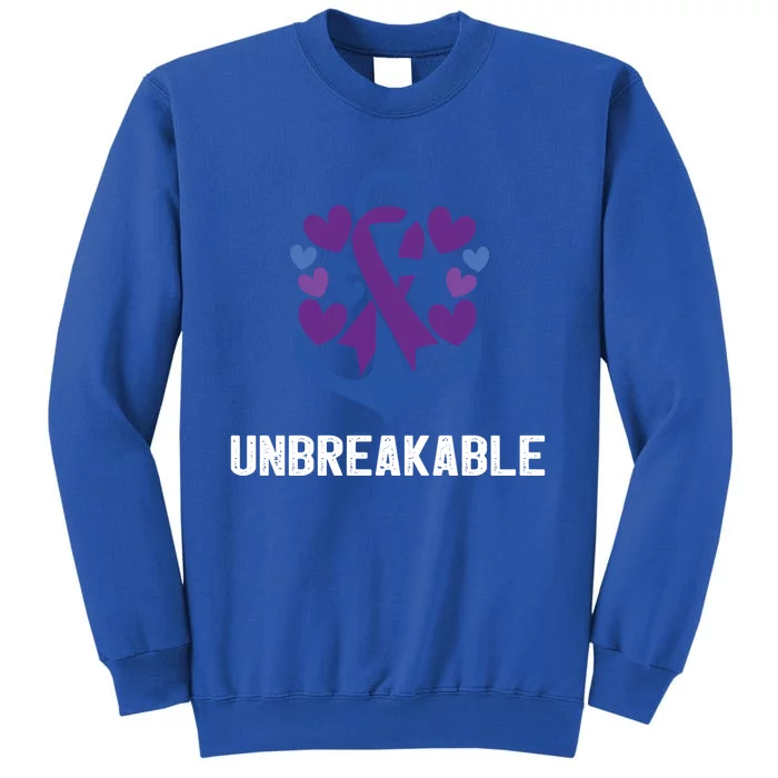 Rheumatoid Arthritis Warrior Unbreakable Great Gift Awareness Gift Sweatshirt