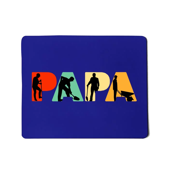 Retro Agricultural Worker Dad Proud Papa Gift Funny Gift Mousepad