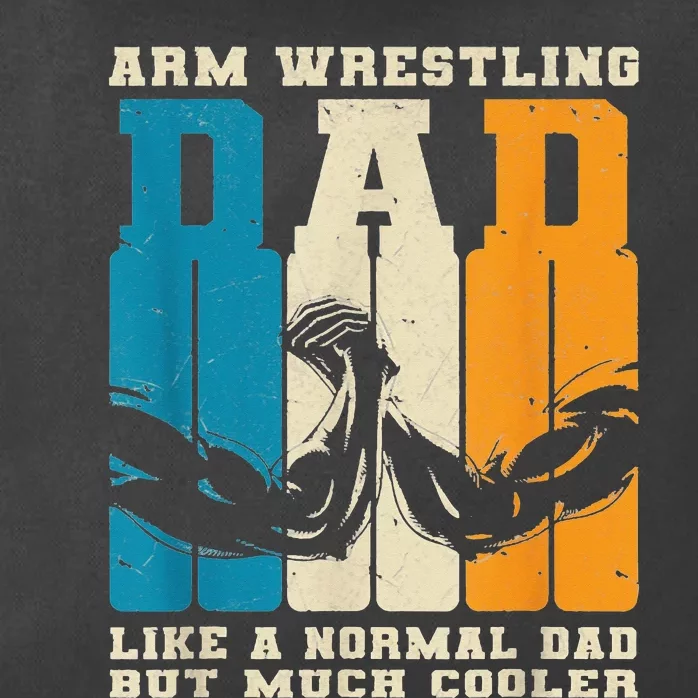 Retro Arm Wrestling Dad Normal Dad But Cooler Armwrestling Zip Tote Bag