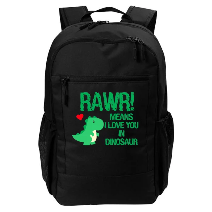 Rawr Means I Love You In Dinosaur Daily Commute Backpack