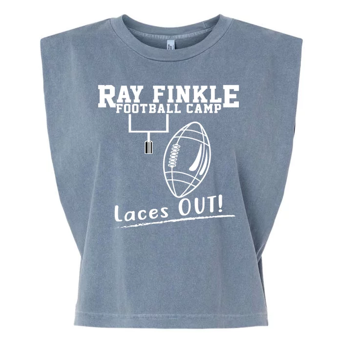 Ray Finkle Football Camp Laces Out Garment-Dyed Women's Muscle Tee