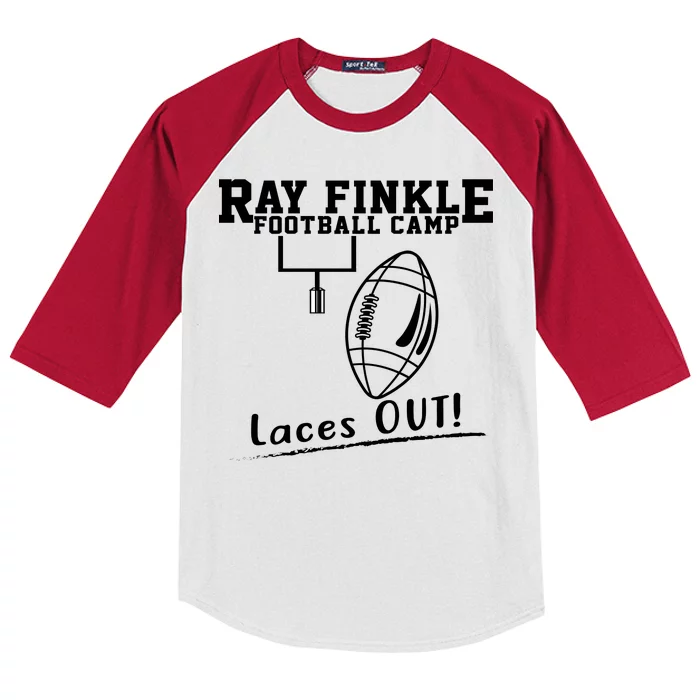 Ray Finkle Football Camp Laces Out Kids Colorblock Raglan Jersey