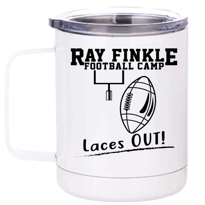 Ray Finkle Football Camp Laces Out Front & Back 12oz Stainless Steel Tumbler Cup