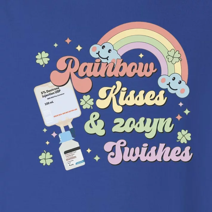 Rainbow And Zosyn Swishes Funny St Patricks Day Nurse Great Gift Toddler Long Sleeve Shirt