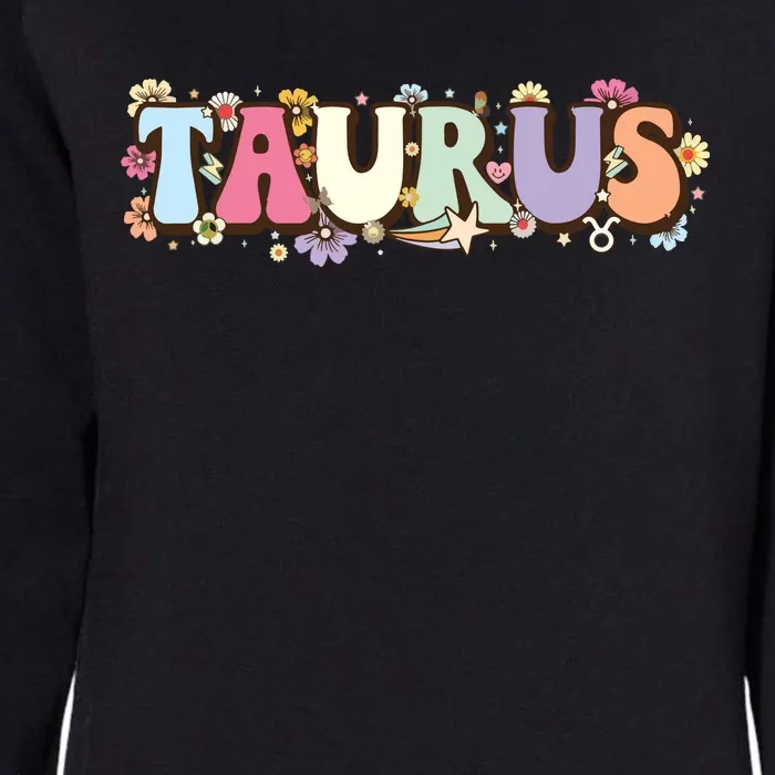 Retro Astrology Zodiac Sign April Or May Birthday Taurus Womens California Wash Sweatshirt