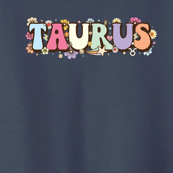 Retro Astrology Zodiac Sign April Or May Birthday Taurus Toddler T-Shirt