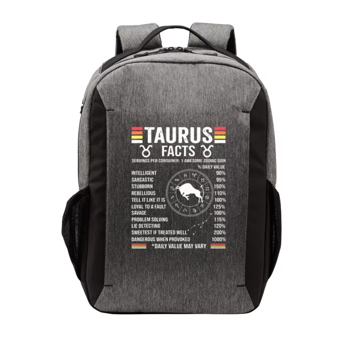 Retro Astrology Zodiac Sign April Or May Birthday Taurus Vector Backpack