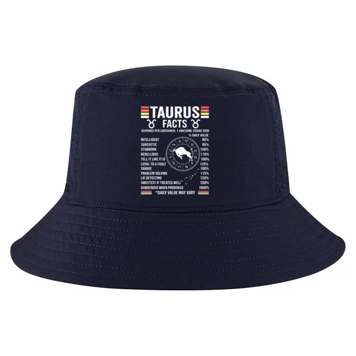 Retro Astrology Zodiac Sign April Or May Birthday Taurus Cool Comfort Performance Bucket Hat