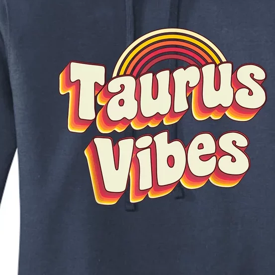 Retro Astrology Zodiac Sign April Or May Birthday Taurus Women's Pullover Hoodie