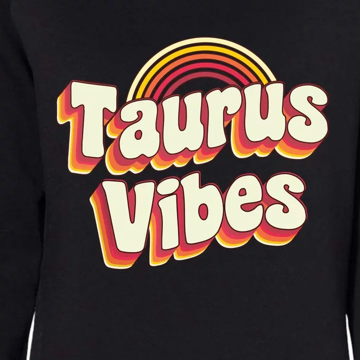 Retro Astrology Zodiac Sign April Or May Birthday Taurus Womens California Wash Sweatshirt