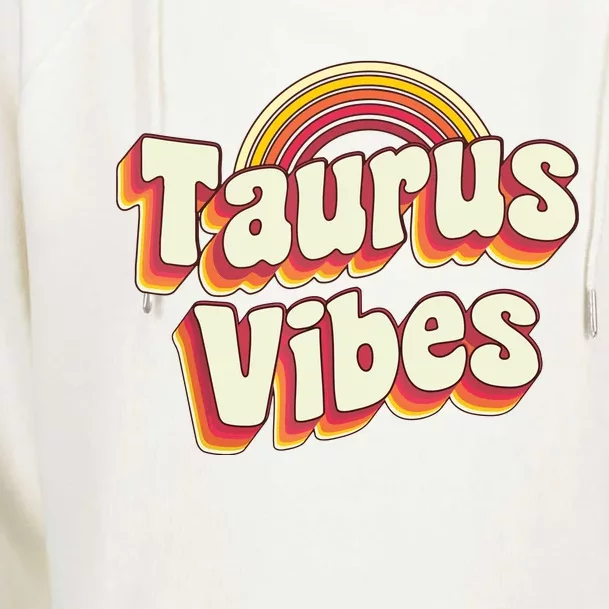 Retro Astrology Zodiac Sign April Or May Birthday Taurus Womens Funnel Neck Pullover Hood