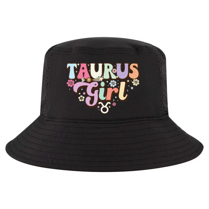 Retro Astrology Zodiac sign April or May birthday Taurus Cool Comfort Performance Bucket Hat