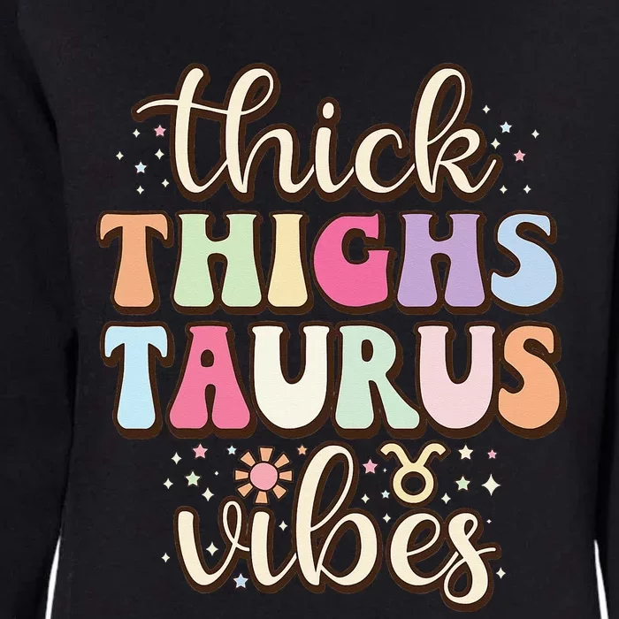 Retro Astrology Zodiac sign April or May birthday Taurus Womens California Wash Sweatshirt