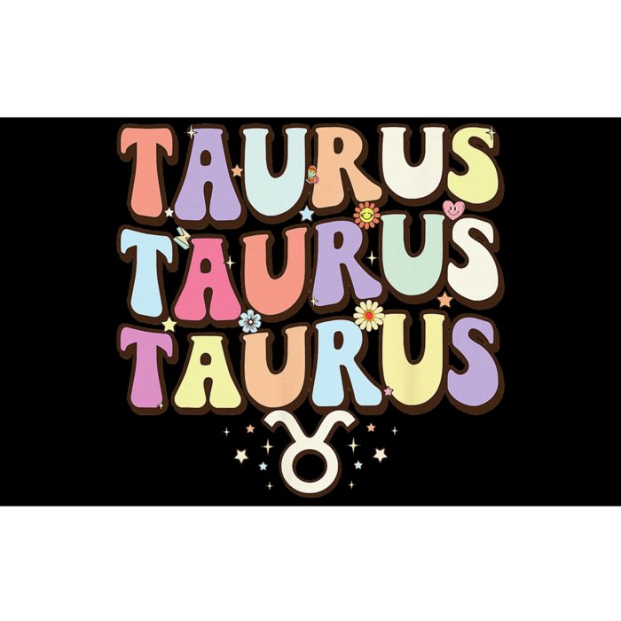 Retro Astrology Zodiac sign April or May birthday Taurus Bumper Sticker