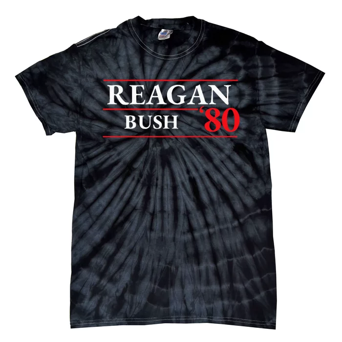 Reagan Bush 1980 Presidential Election Tie-Dye T-Shirt