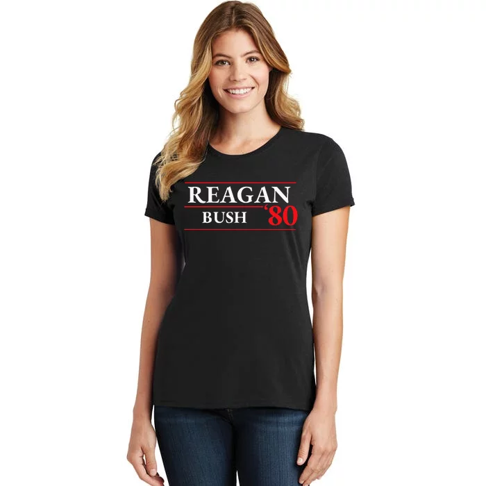 Reagan Bush 1980 Presidential Election Women's T-Shirt