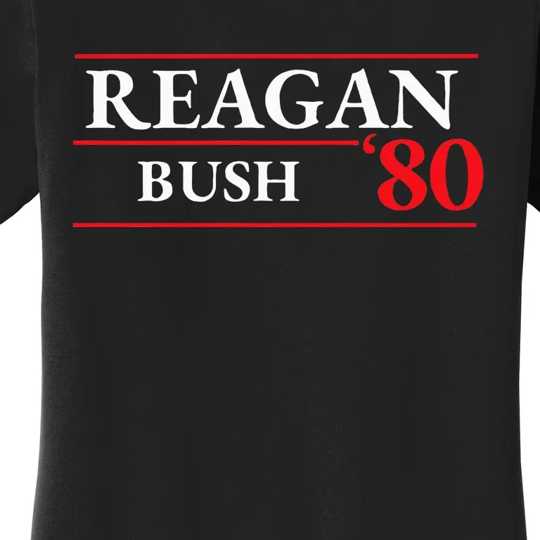 Reagan Bush 1980 Presidential Election Women's T-Shirt