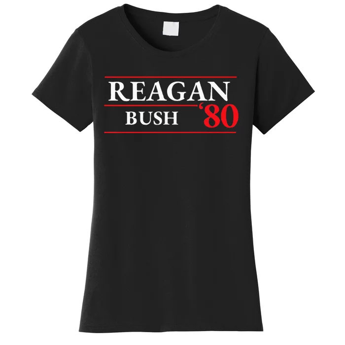 Reagan Bush 1980 Presidential Election Women's T-Shirt