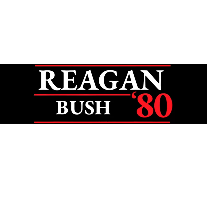 Reagan Bush 1980 Presidential Election Bumper Sticker