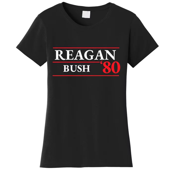 Reagan Bush 1980 Presidential Election Women's T-Shirt