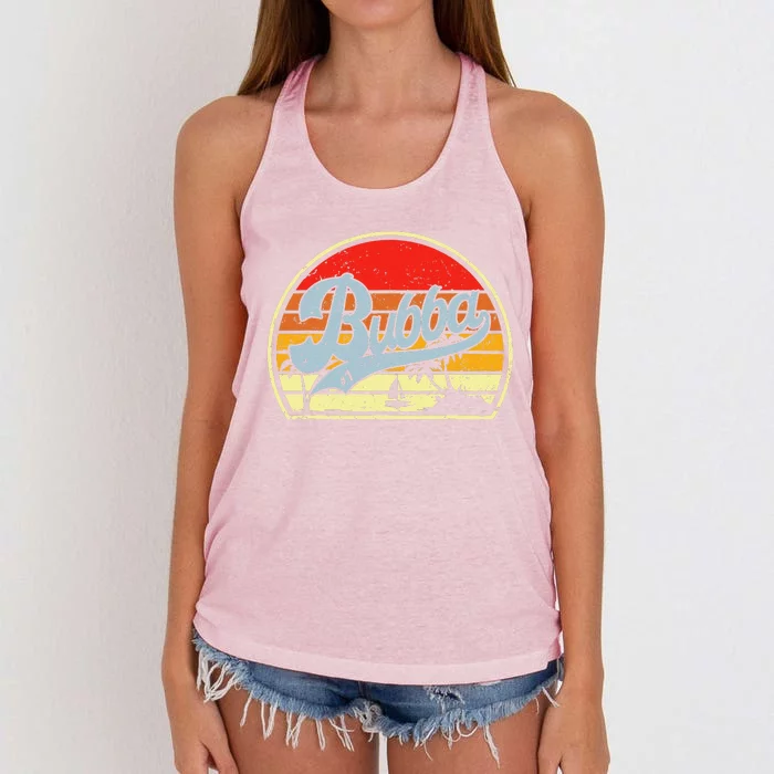 Retro Bubba 1 Best Fathers Day Gifts For Grandpa Women's Knotted Racerback Tank