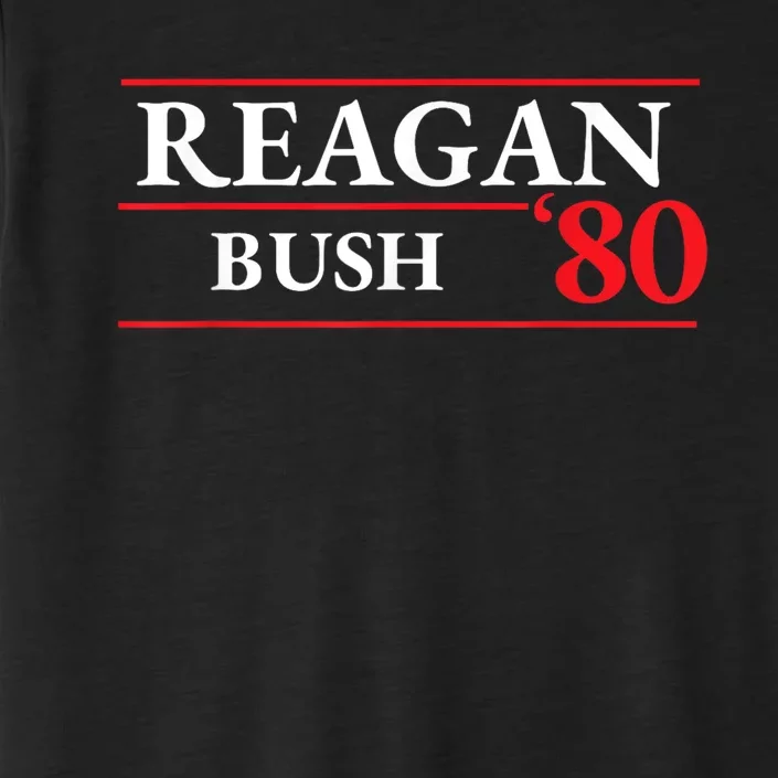 Reagan Bush 1980 Presidential Election ChromaSoft Performance T-Shirt