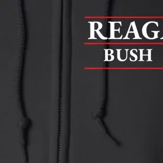 Reagan Bush 1980 Presidential Election Full Zip Hoodie