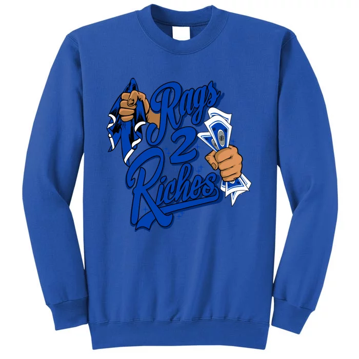 Racer Blue 5s Tee To Match Rag 2 Riches 5 Retro Racer Blue Sweatshirt