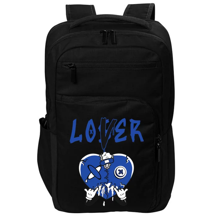 Racer Blue 5s Tee To Match Loser Lover Heart 5 Racer Blue Impact Tech Backpack