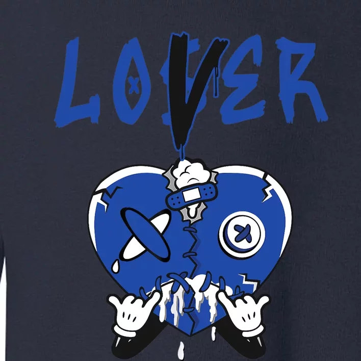 Racer Blue 5s Tee To Match Loser Lover Heart 5 Racer Blue Toddler Sweatshirt