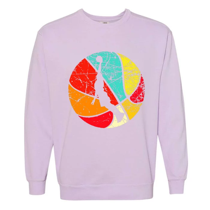 Retro Basketball 70s Garment-Dyed Sweatshirt