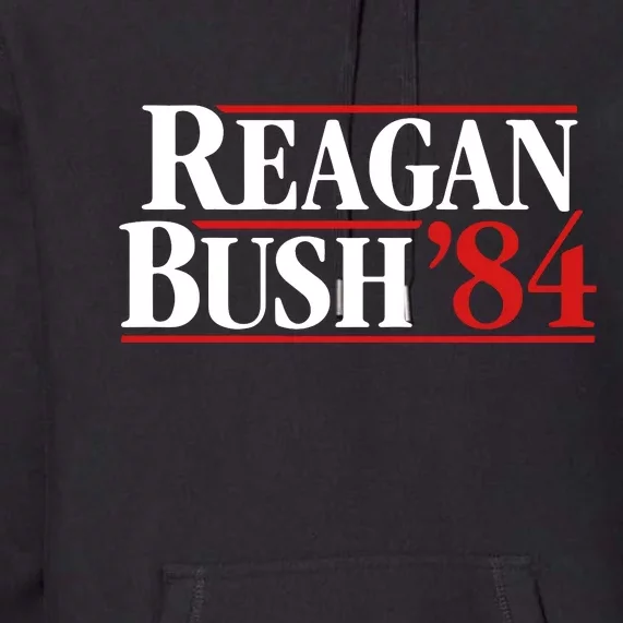 Reagan Bush 84 Premium Hoodie