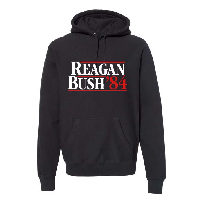 Reagan Bush 84 Premium Hoodie