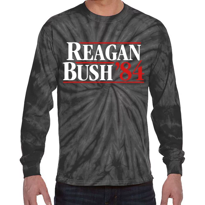 Reagan Bush 84 Tie-Dye Long Sleeve Shirt