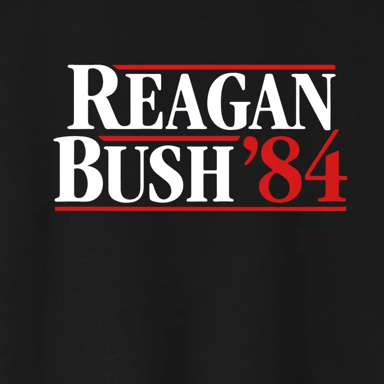 Reagan Bush 84 Women's Crop Top Tee