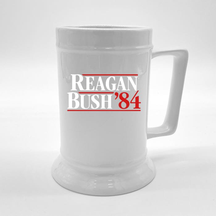 Reagan Bush 84 Front & Back Beer Stein