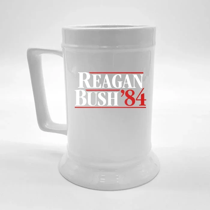 Reagan Bush 84 Front & Back Beer Stein