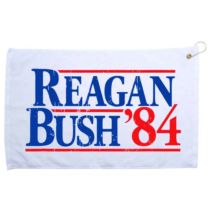 Reagan Bush 84 Vintage Republican Grommeted Golf Towel